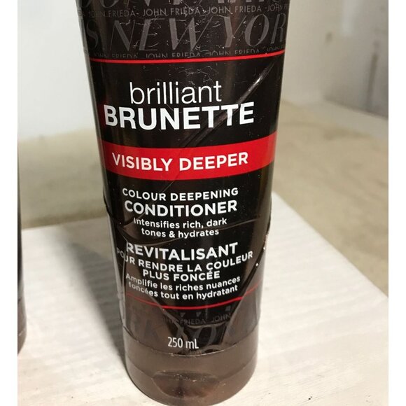 John Frieda Brilliant Brunette Visibly Deeper Shampoo & Conditioner 250ml Set - Picture 4 of 6